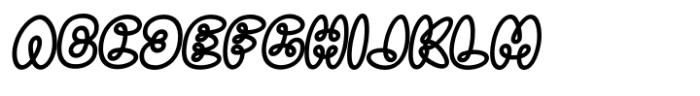 Bomble Regular Oblique Font UPPERCASE
