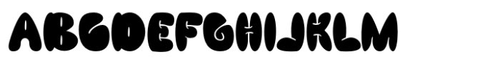 Bombloo Font UPPERCASE