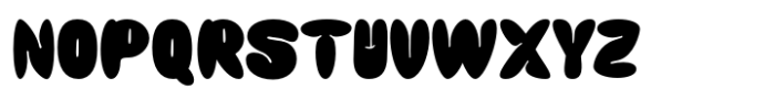 Bombloo Font UPPERCASE