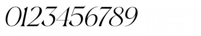 Bomiro Thin Italic Font OTHER CHARS