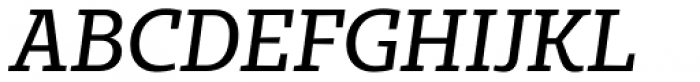 Bommer Slab Regular Italic Font UPPERCASE