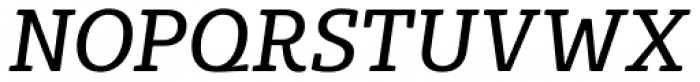Bommer Slab Rounded Regular Italic Font UPPERCASE