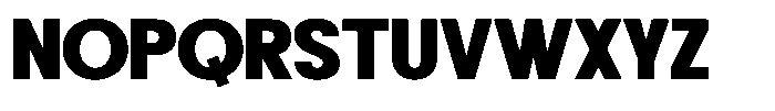 Bomoy Regular Font UPPERCASE