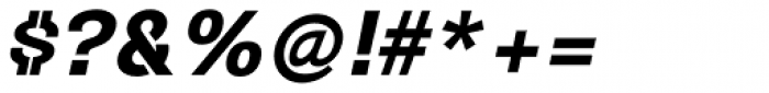 Bonafide Bold Italic Font OTHER CHARS