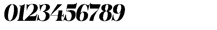Bonarchi Black Condensed Italic Font OTHER CHARS