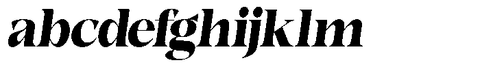 Bonarchi Black Condensed Italic FONT