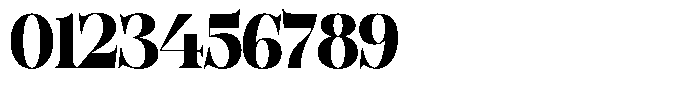 Bonarchi Black Condensed Font OTHER CHARS