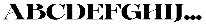Bonarchi Black Expanded Font UPPERCASE
