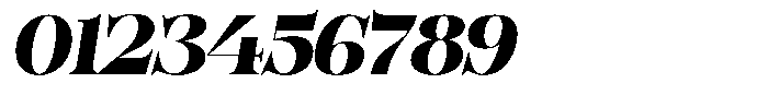 Bonarchi Black Italic Font OTHER CHARS