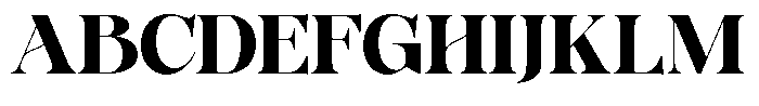 Bonarchi Black Semi Condensed Font UPPERCASE