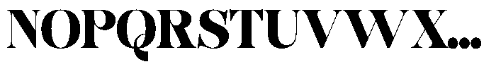 Bonarchi Black Semi Condensed Font UPPERCASE