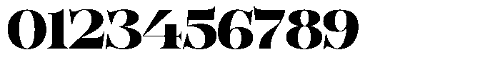 Bonarchi Black Semi Expanded Font OTHER CHARS