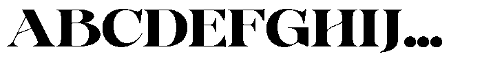 Bonarchi Black Semi Expanded Font UPPERCASE