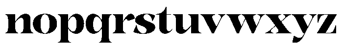 Bonarchi Black Font LOWERCASE