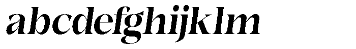 Bonarchi Bold Condensed Italic FONT