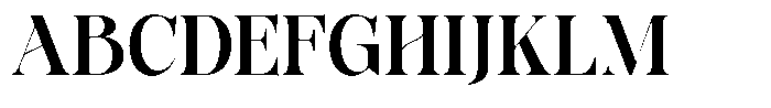 Bonarchi Bold Condensed Font UPPERCASE