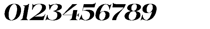 Bonarchi Bold Expanded Italic Font OTHER CHARS