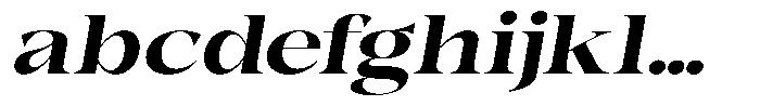 Bonarchi Bold Expanded Italic FONT