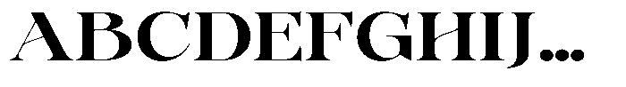 Bonarchi Bold Expanded Font UPPERCASE