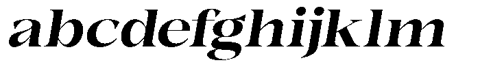 Bonarchi Bold Sem Exp Italic FONT