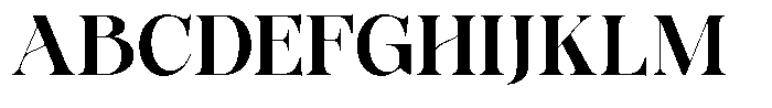 Bonarchi Bold Semi Condensed Font UPPERCASE