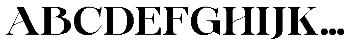 Bonarchi Bold Semi Expanded Font UPPERCASE