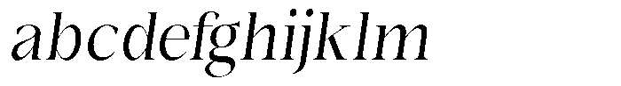 Bonarchi Condensed Italic FONT