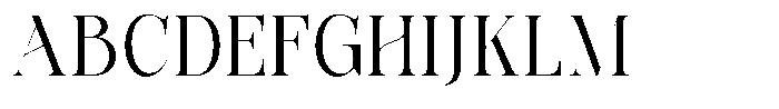 Bonarchi Condensed Font UPPERCASE