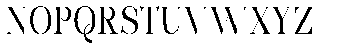 Bonarchi Condensed Font UPPERCASE