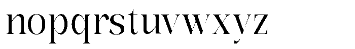 Bonarchi Condensed Font LOWERCASE