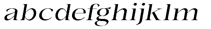 Bonarchi Expanded Italic FONT