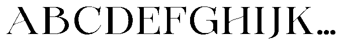 Bonarchi Expanded Font UPPERCASE