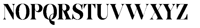 Bonarchi Extra Bold Condensed Font UPPERCASE