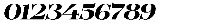 Bonarchi Extra Bold Exp Italic Font OTHER CHARS