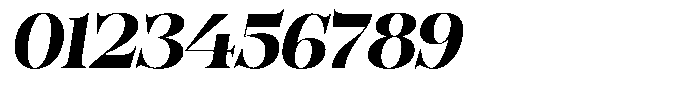 Bonarchi Extra Bold Italic Font OTHER CHARS
