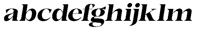 Bonarchi Extra Bold Italic FONT