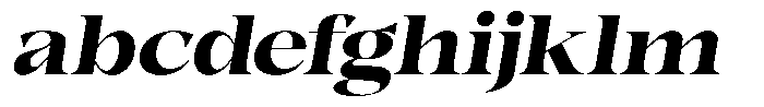 Bonarchi Extra Bold Sem Exp Italic FONT