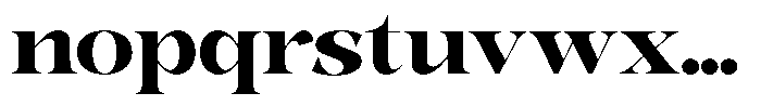 Bonarchi Extra Bold Sem Exp Font LOWERCASE