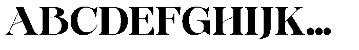 Bonarchi Extra Bold Font UPPERCASE