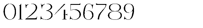 Bonarchi Extra Light Expanded Font OTHER CHARS
