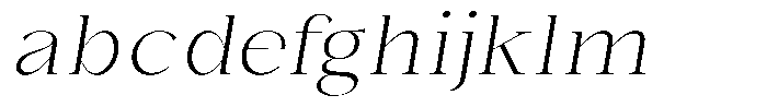 Bonarchi Extra Light Sem Exp Italic FONT