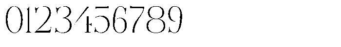 Bonarchi Extra Light Semi Condensed Font OTHER CHARS