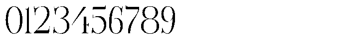 Bonarchi Light Condensed Font OTHER CHARS