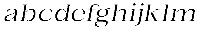 Bonarchi Light Expanded Italic FONT
