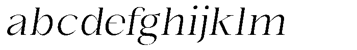 Bonarchi Light Italic FONT