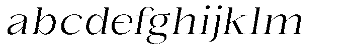 Bonarchi Light Sem Exp Italic FONT