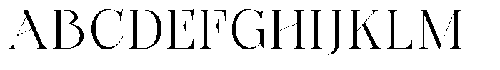 Bonarchi Light Font UPPERCASE