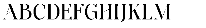 Bonarchi Medium Condensed Font UPPERCASE