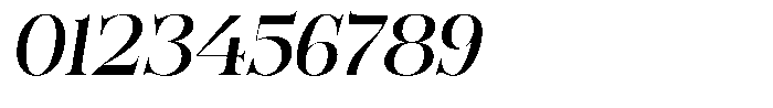 Bonarchi Medium Italic Font OTHER CHARS