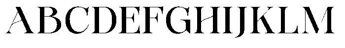 Bonarchi Medium Font UPPERCASE